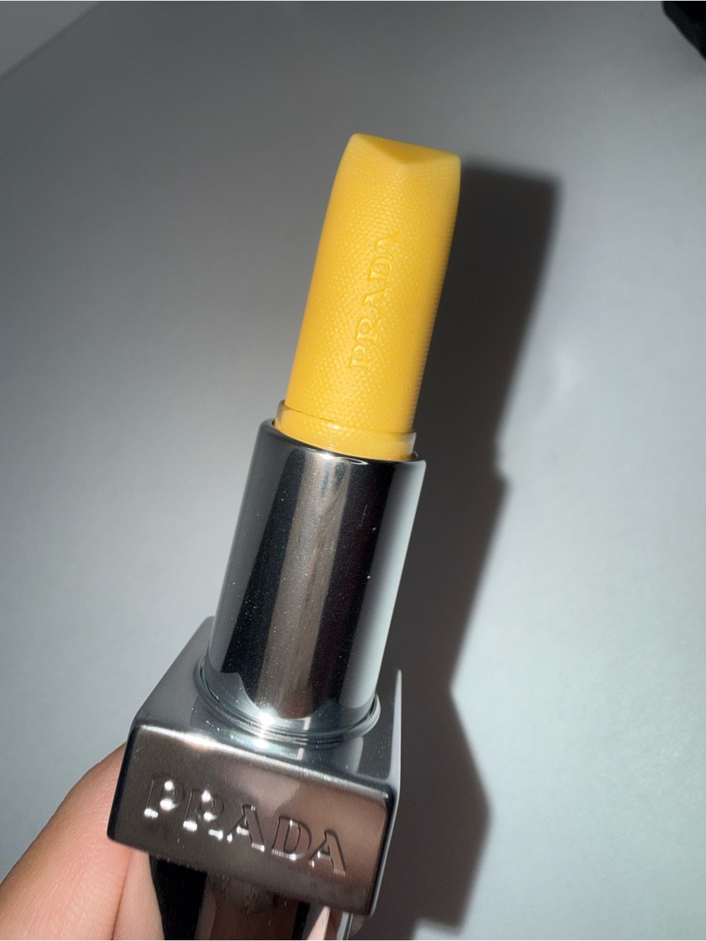 Prada Lip Balm Stick – U002 Banana Yellow Moisturizing Tint - Picture 2 of 6